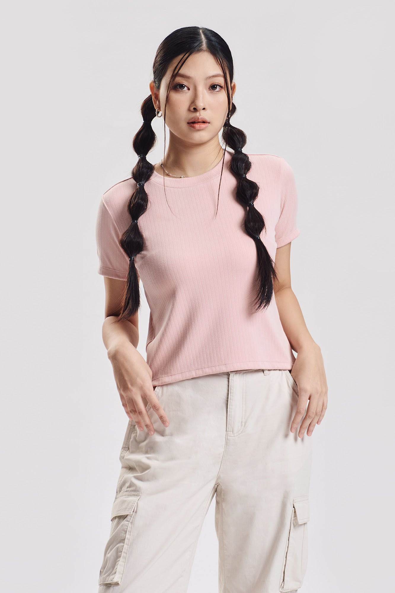 Essentials Textured Slim Top