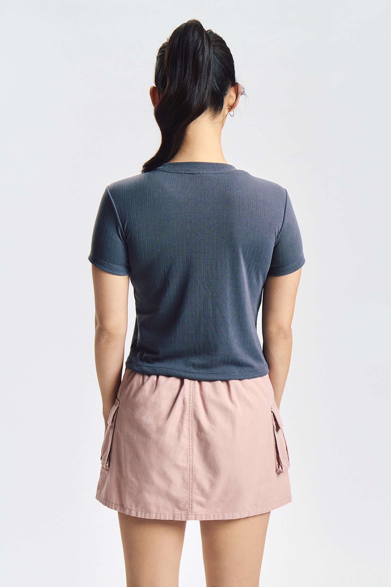 Essentials Textured Slim Top