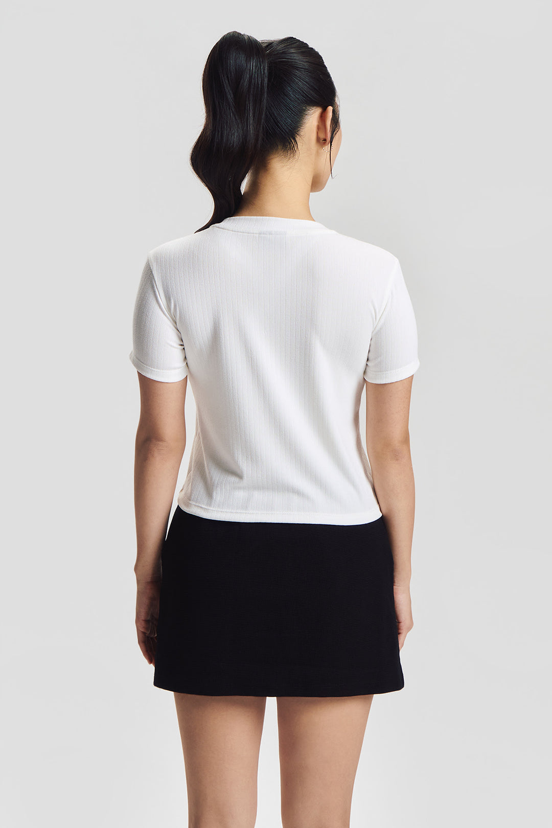 Essentials Textured Slim Top