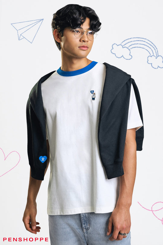 PENSHOPPE X HOPE Crew Relaxed Fit Ringer T-Shirt