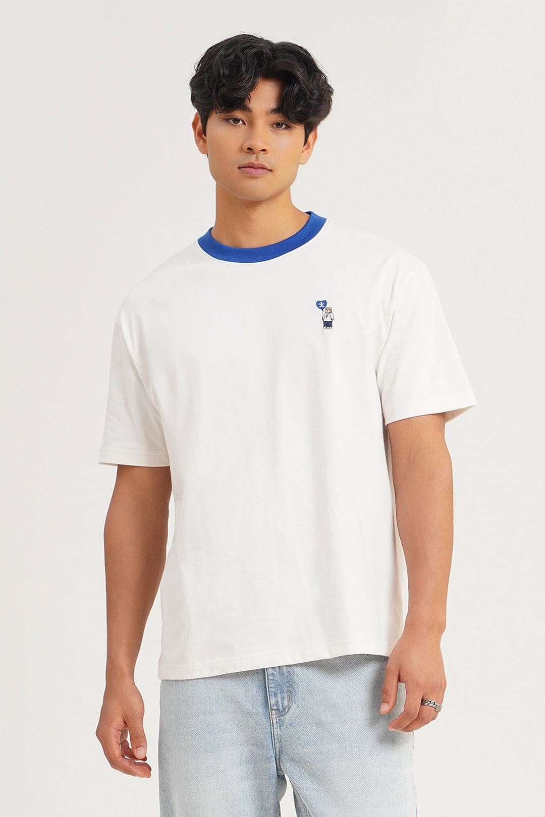 PENSHOPPE X HOPE Crew Relaxed Fit Ringer T-Shirt