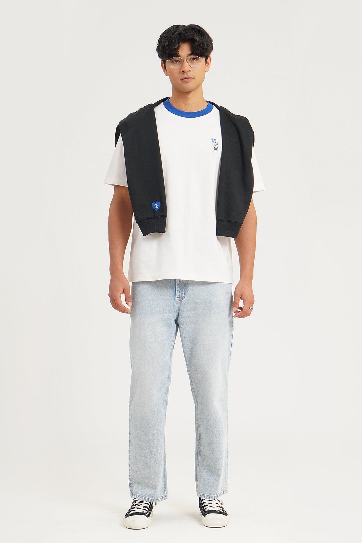 PENSHOPPE X HOPE Crew Relaxed Fit Ringer T-Shirt