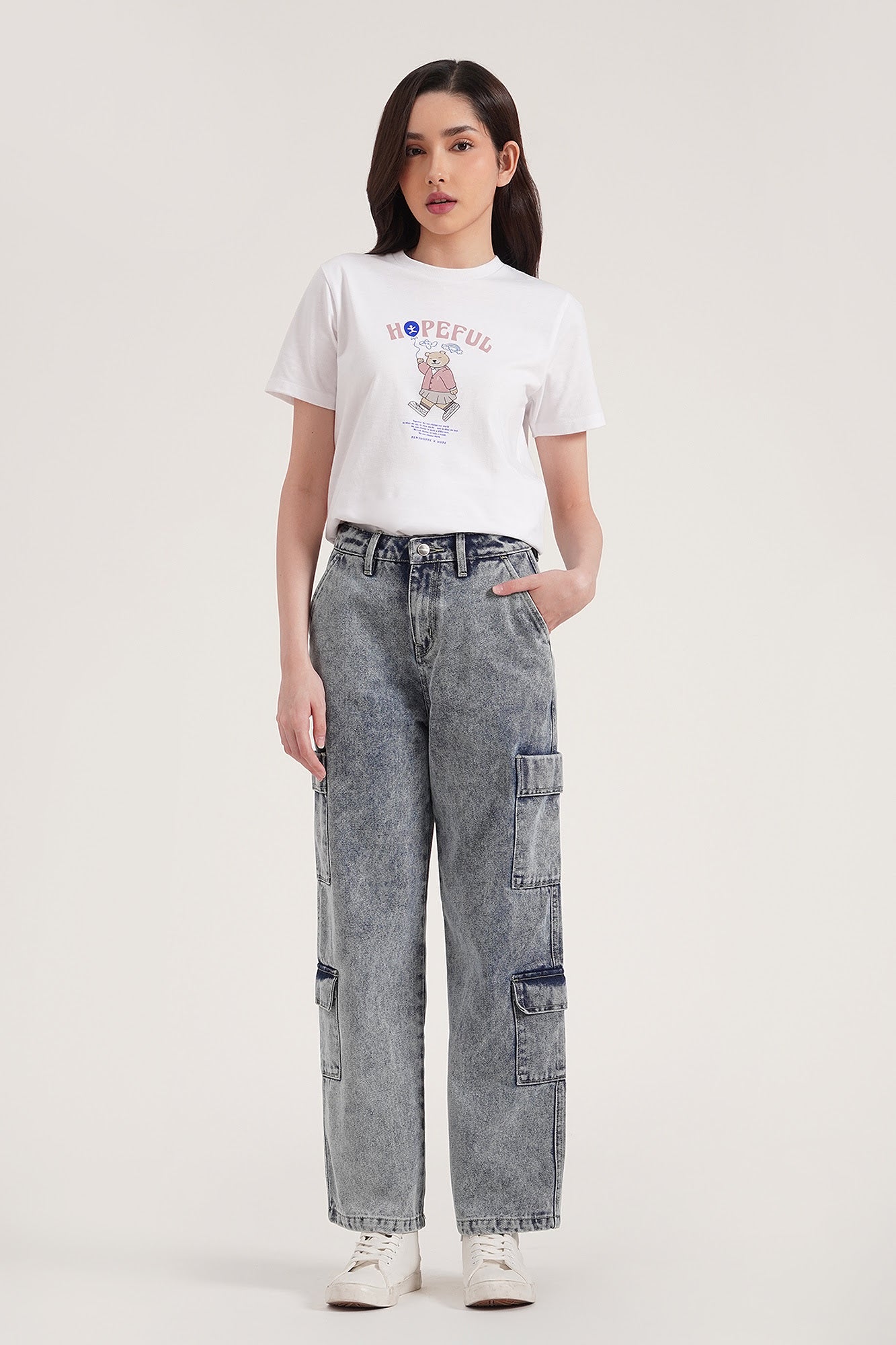 Straight Fit Cargo Jeans – PENSHOPPE