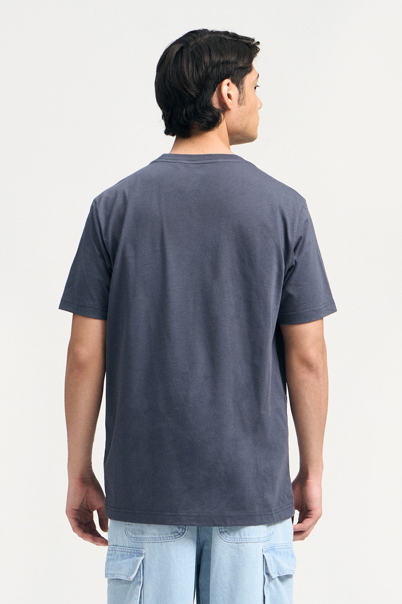 Tシャツ・カットソー STONE  Men T Shirts S156100020S0060 Blue STONE ISLAND Plain Logo T-shirt 'Blue' 79152NS82-V0022