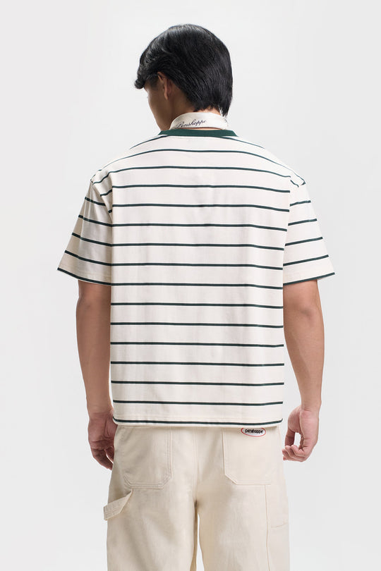 Stripes Relaxed Fit Ringer T-Shirt