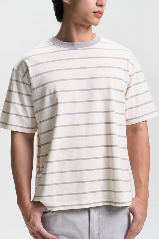 Stripes Relaxed Fit Ringer T-Shirt