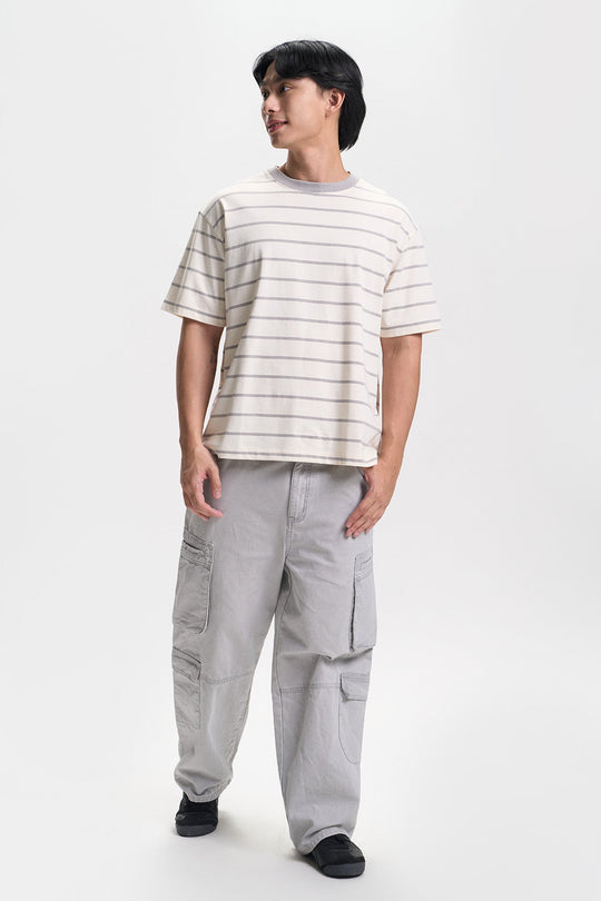 Stripes Relaxed Fit Ringer T-Shirt