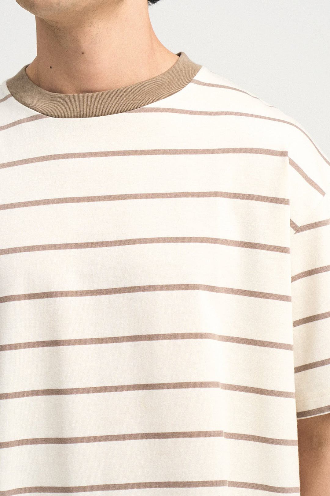 Stripes Relaxed Fit Ringer T-Shirt