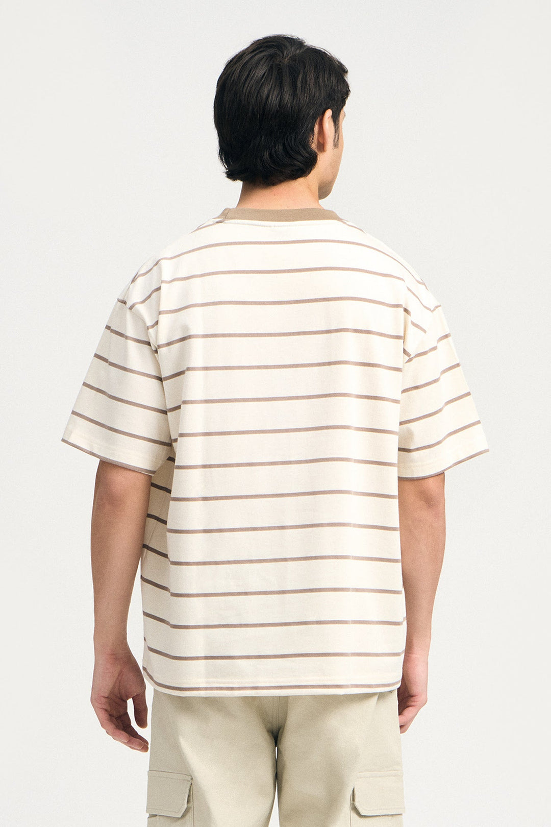 Stripes Relaxed Fit Ringer T-Shirt