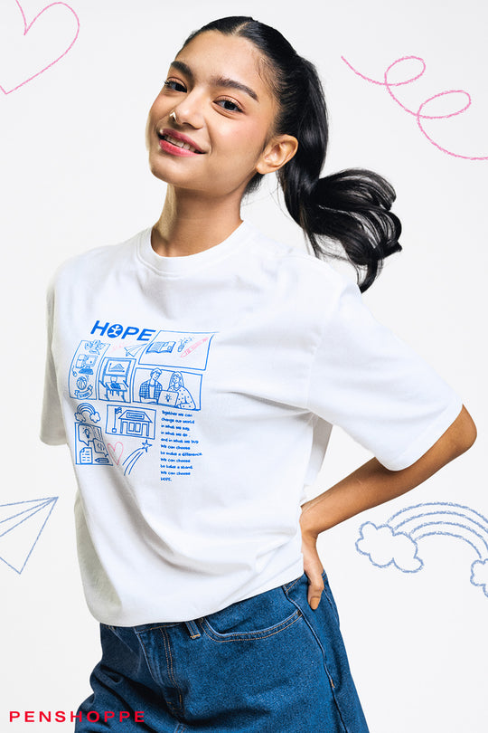 PENSHOPPE X HOPE Loose Fit Graphic T-Shirt