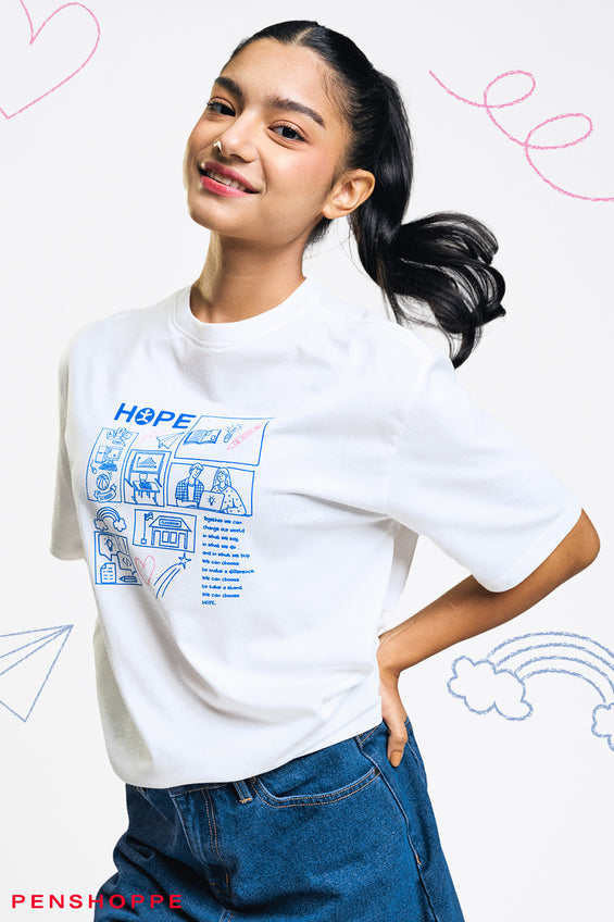 PENSHOPPE X HOPE Loose Fit Graphic T-Shirt