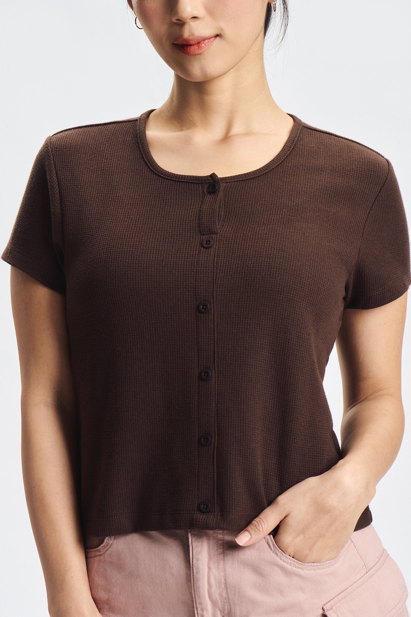 Essentials Textured Top