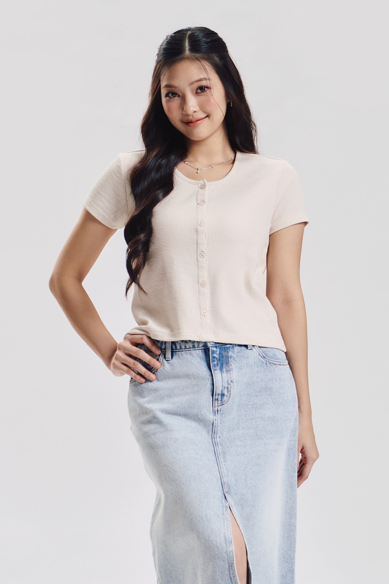 Essentials Textured Top