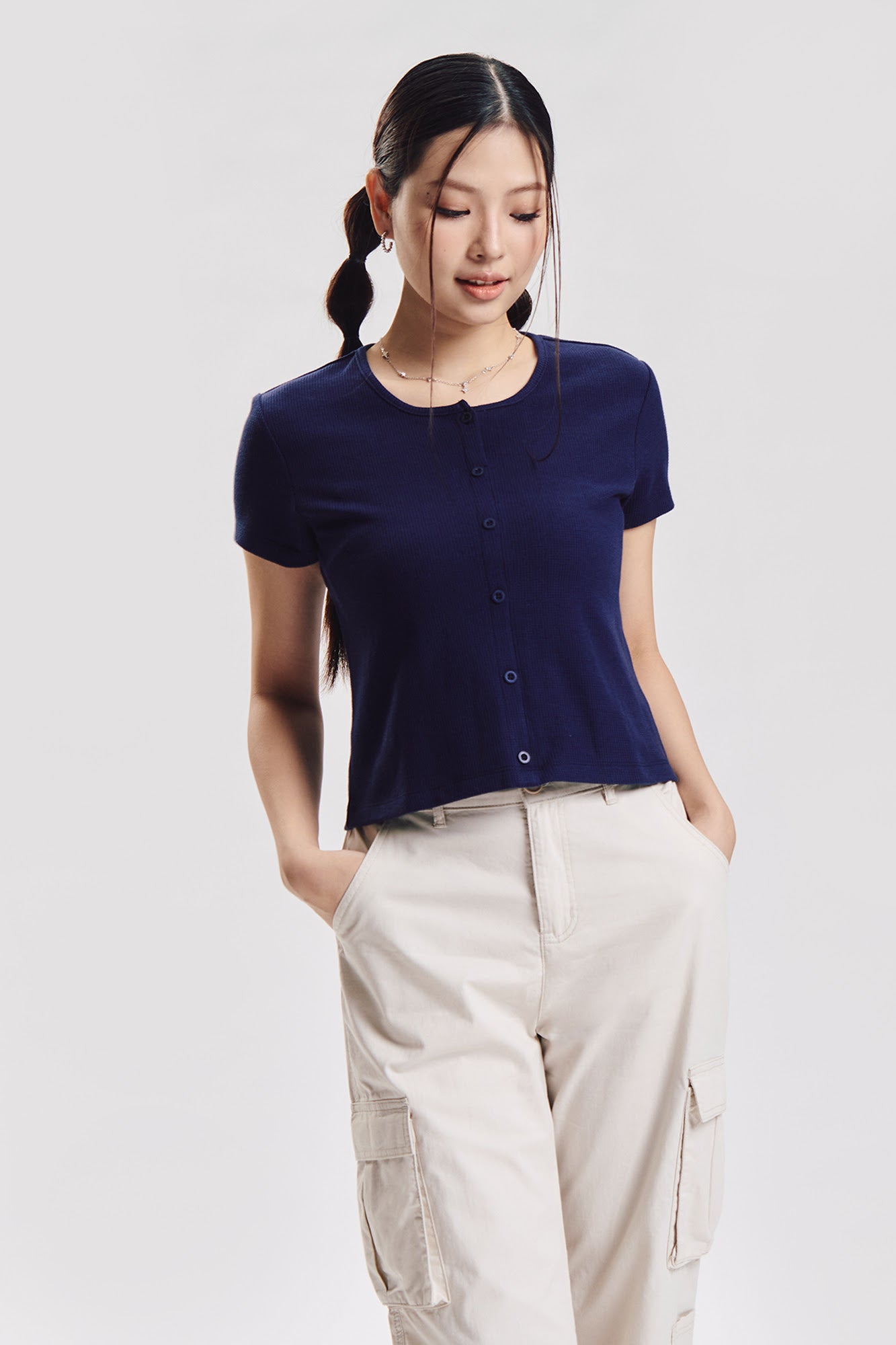 Essentials Textured Top