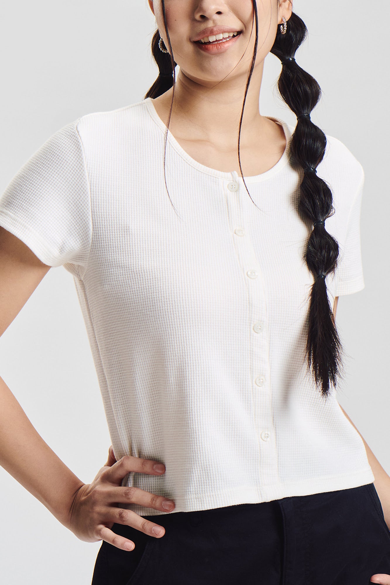 Essentials Textured Top