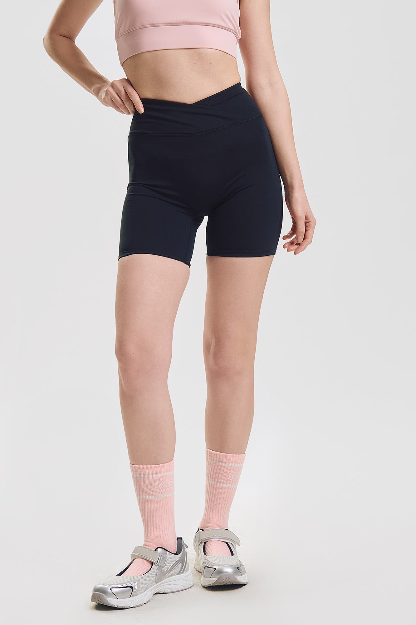 Penshoppe Play Overlap V-Waist Biker Shorts