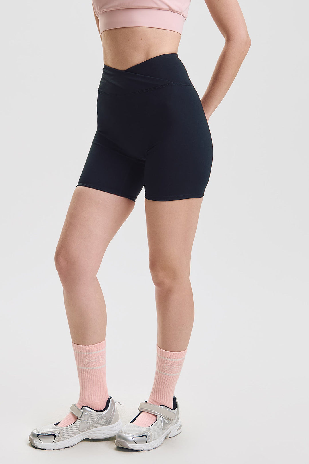 Penshoppe Play Overlap V-Waist Biker Shorts