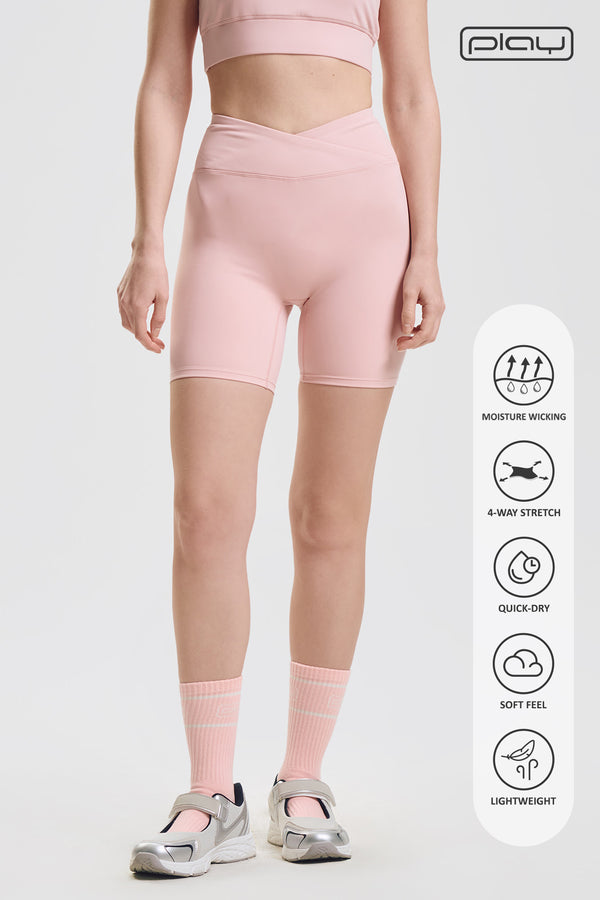 Penshoppe Play Overlap V-Waist Biker Shorts