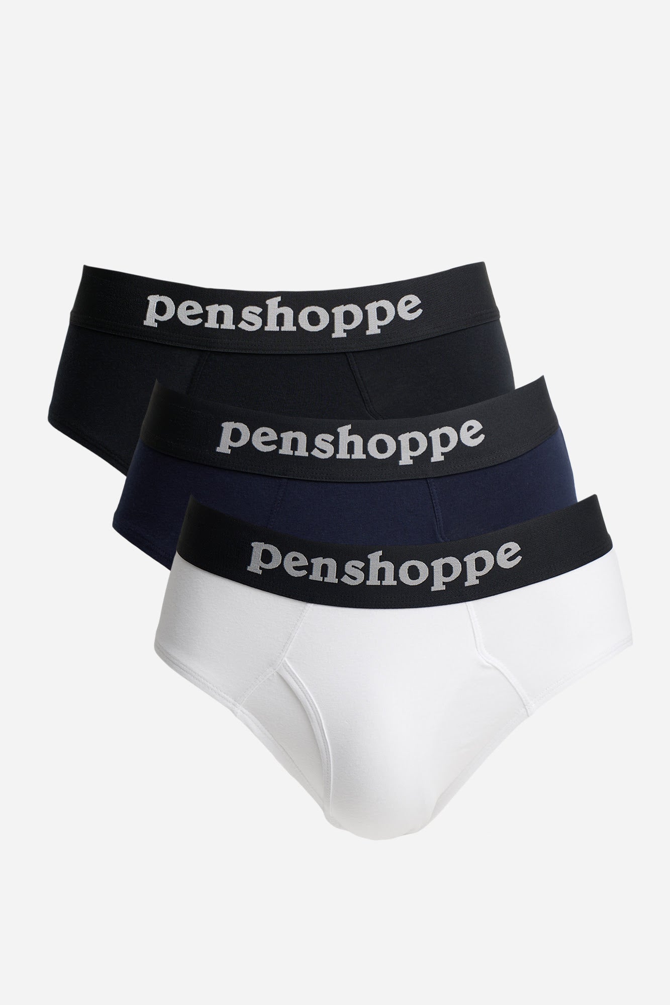 Penshoppe Core Men's 3 in 1 Bundle Classic Briefs