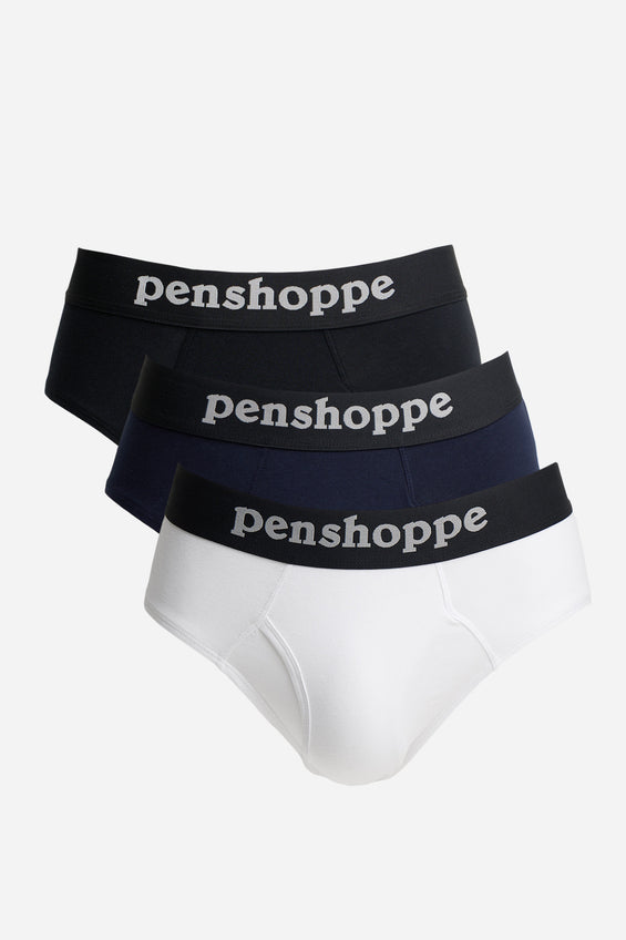 Penshoppe Core Men's 3 in 1 Bundle Classic Briefs