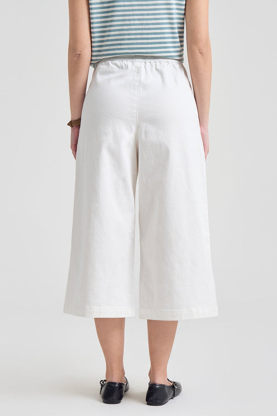Cropped Wide Leg Trousers