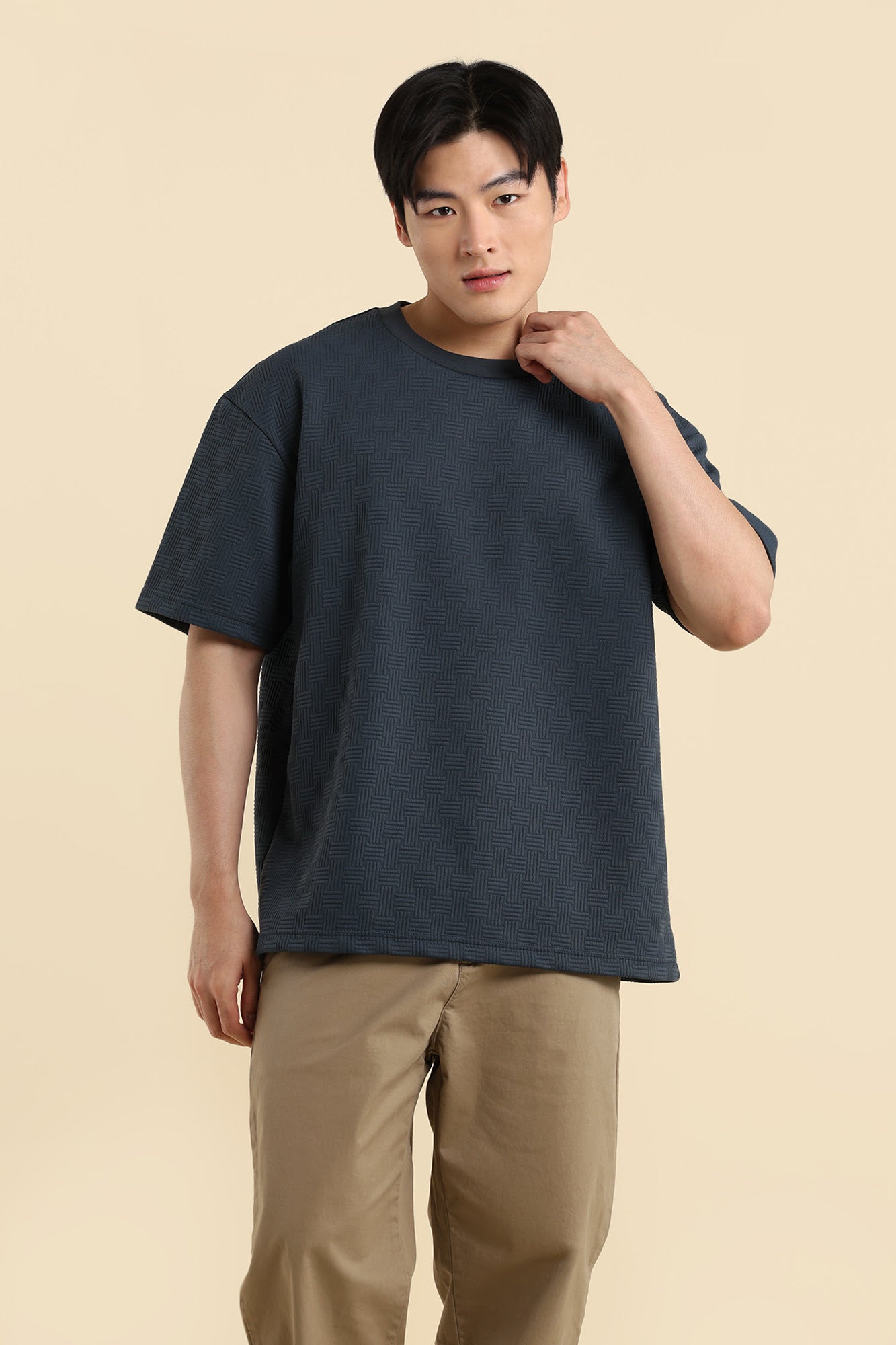 Dress Code Relaxed Textured T-Shirt