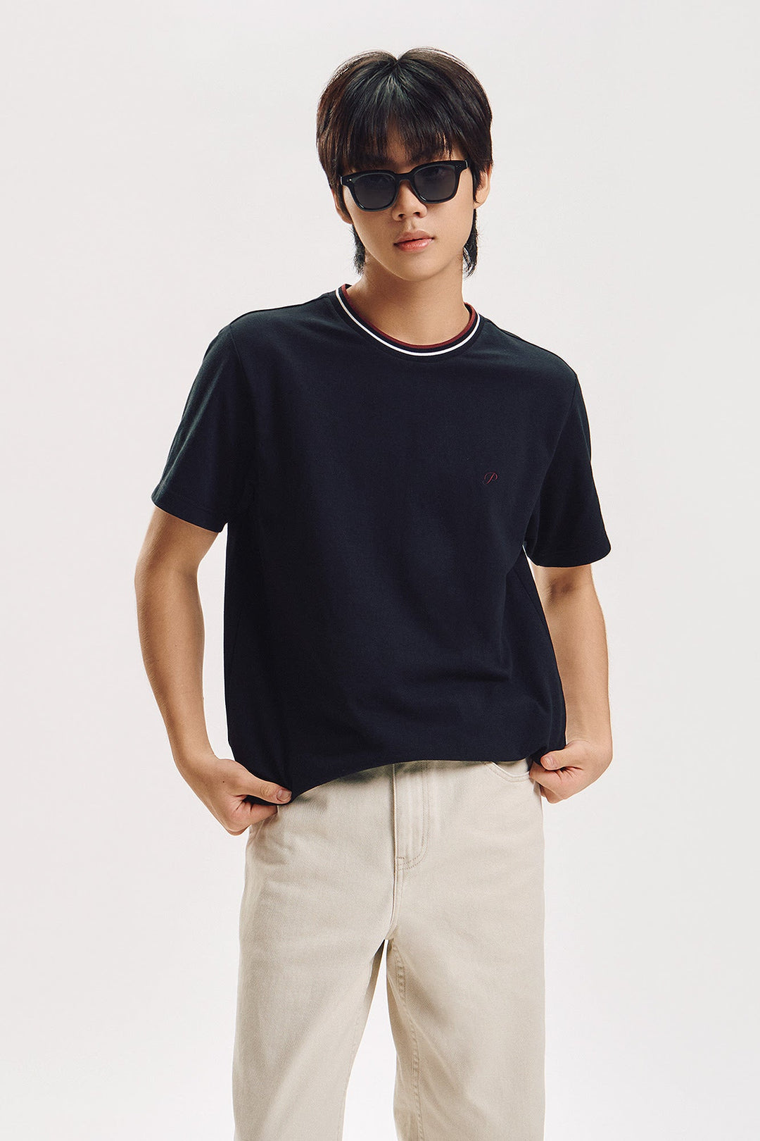 Regular Fit T-Shirt with Embroidery