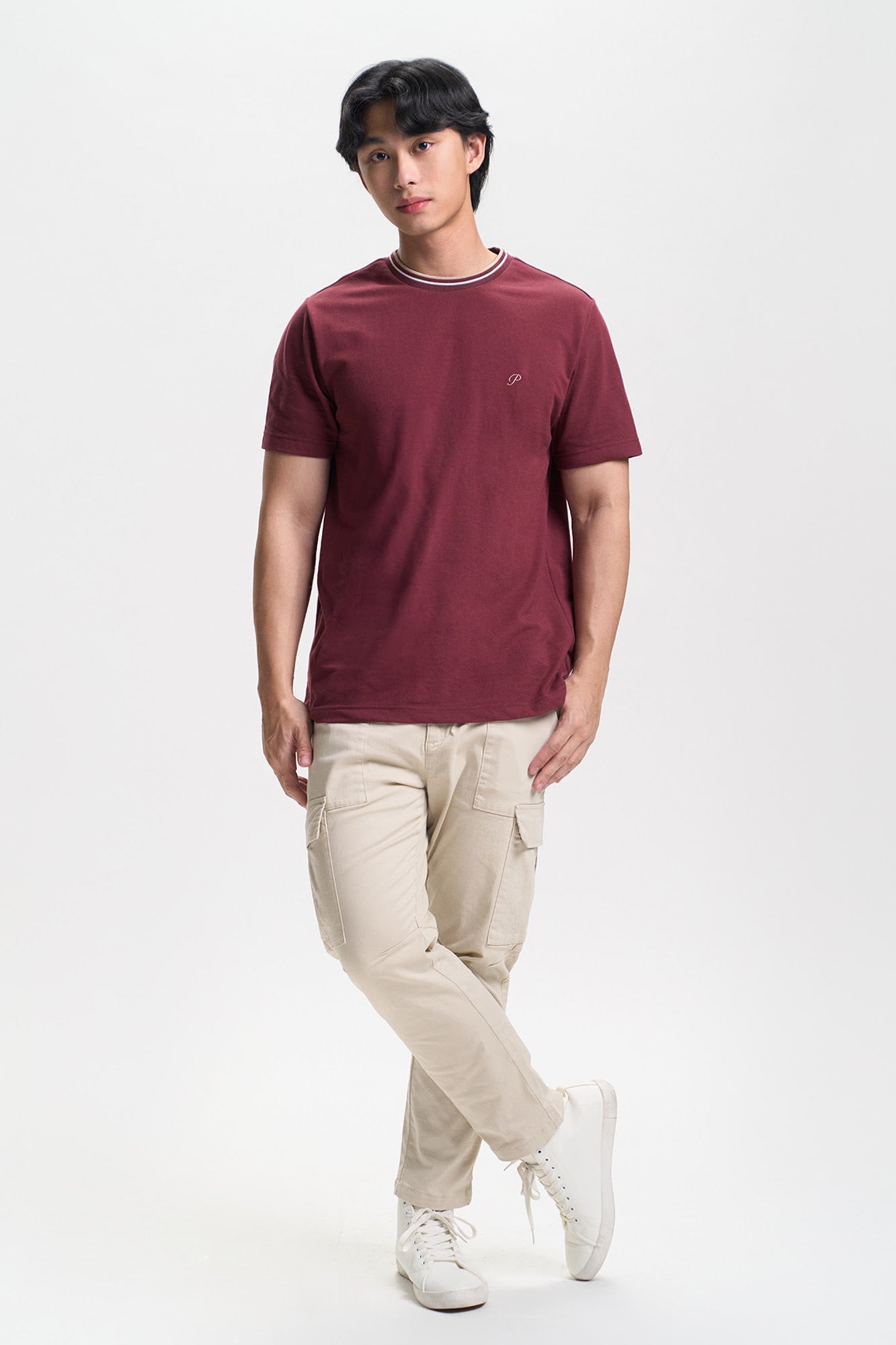 Regular Fit T-Shirt with Embroidery