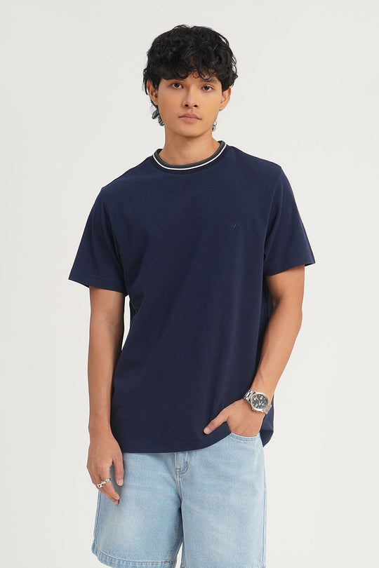 Regular Fit T-Shirt with Embroidery
