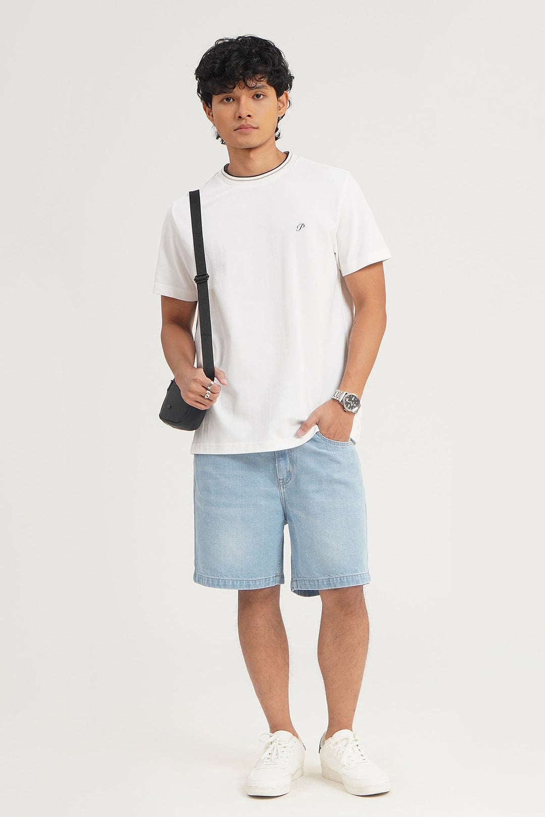 Regular Fit T-Shirt with Embroidery