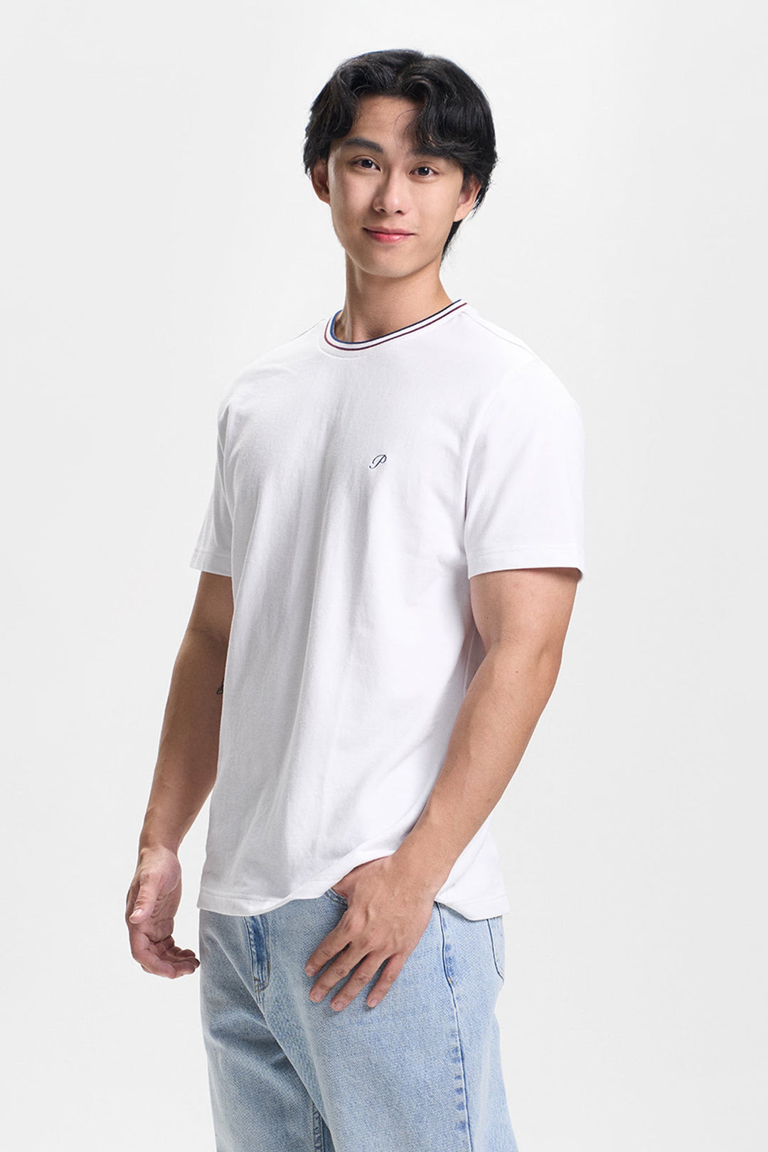 Regular Fit T-Shirt with Embroidery