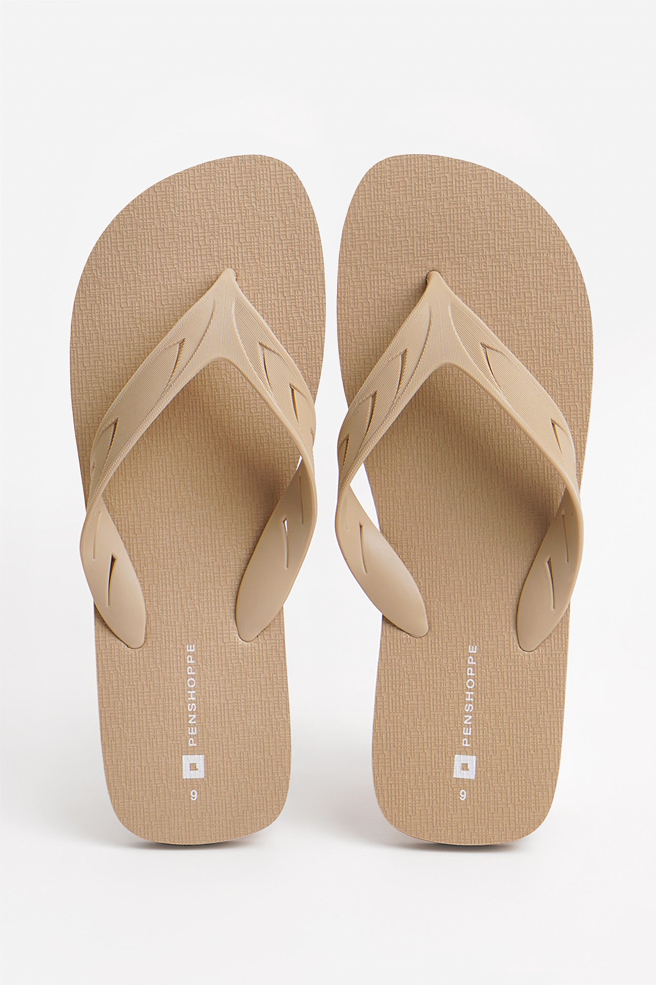 Men's Flip Flops with Wide Rubber Strap