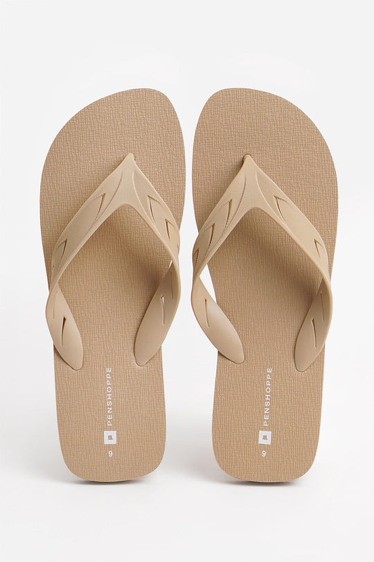 Men's Flip Flops with Wide Rubber Strap