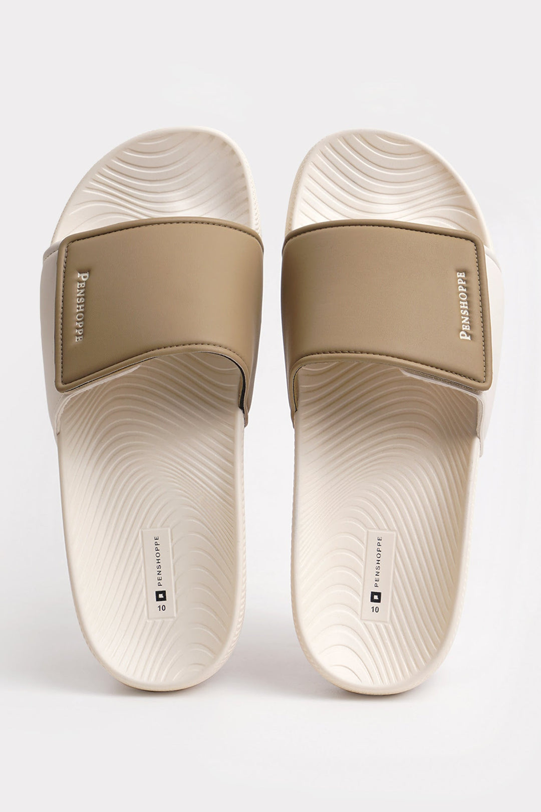 Men's Two-Tone Soft Sole Slides
