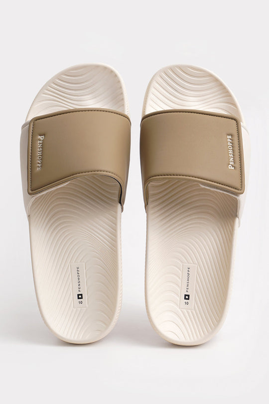 Men's Two-Tone Soft Sole Slides