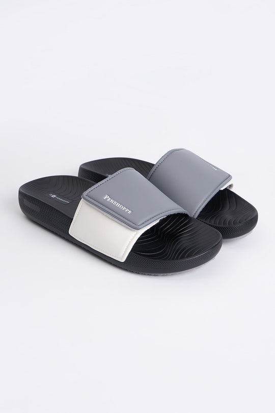 Men's Two-Tone Soft Sole Slides