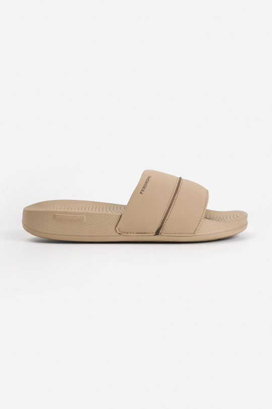 Women's Textured Slides with Silicon Branding