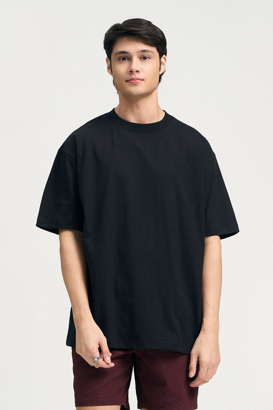 Relaxed Fit T-Shirt with Embroidery