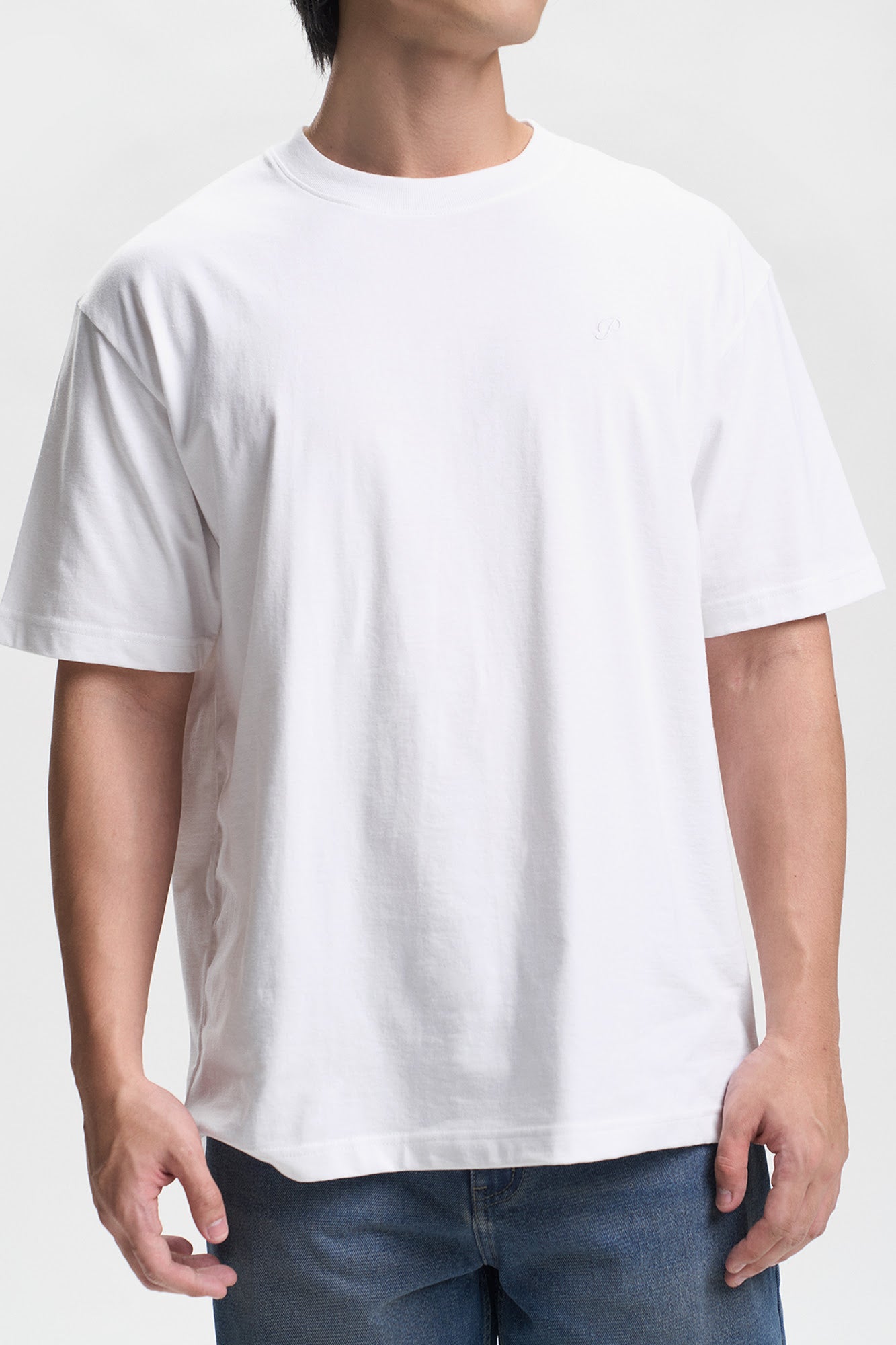 Relaxed Fit T-Shirt with Embroidery