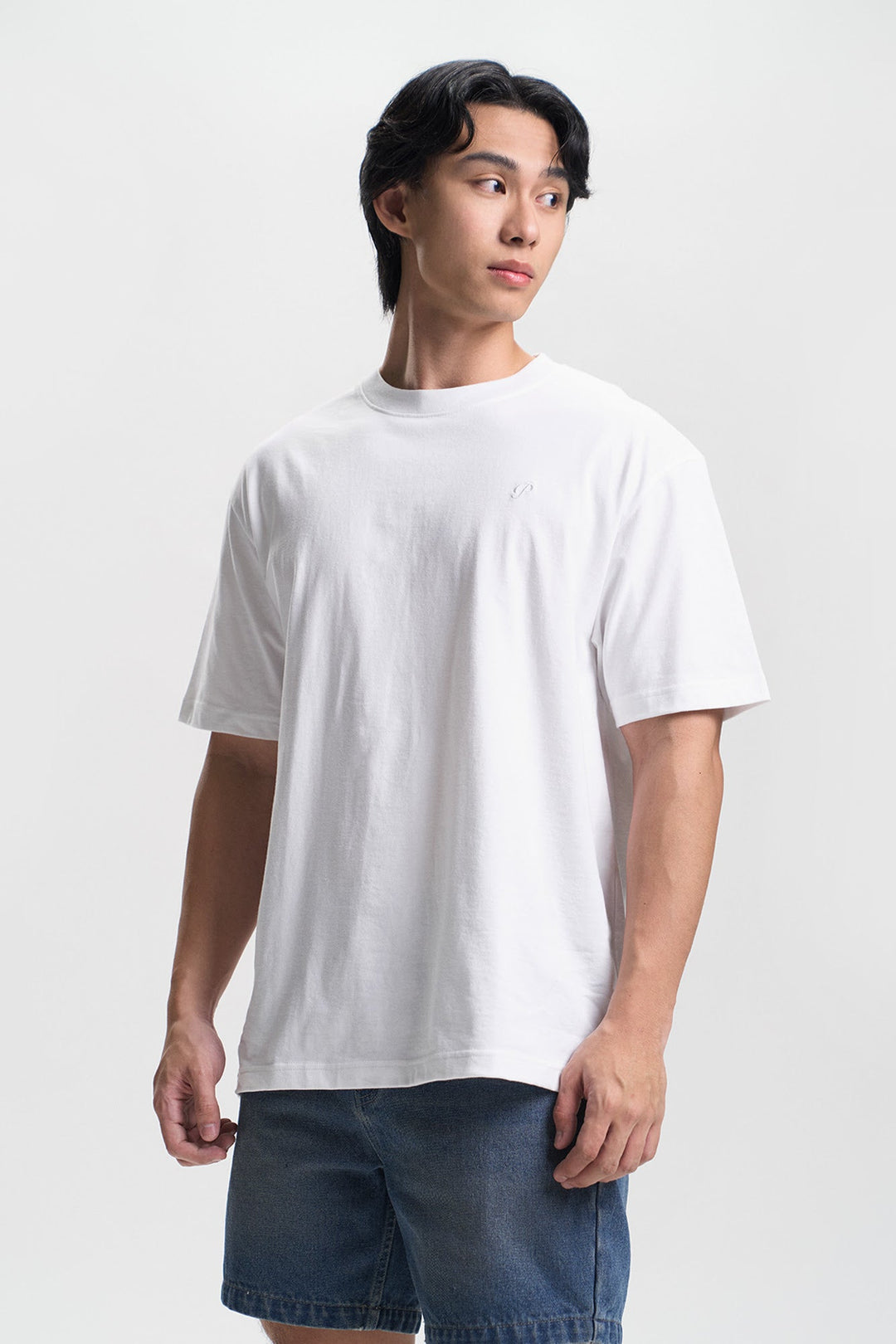 Relaxed Fit T-Shirt with Embroidery