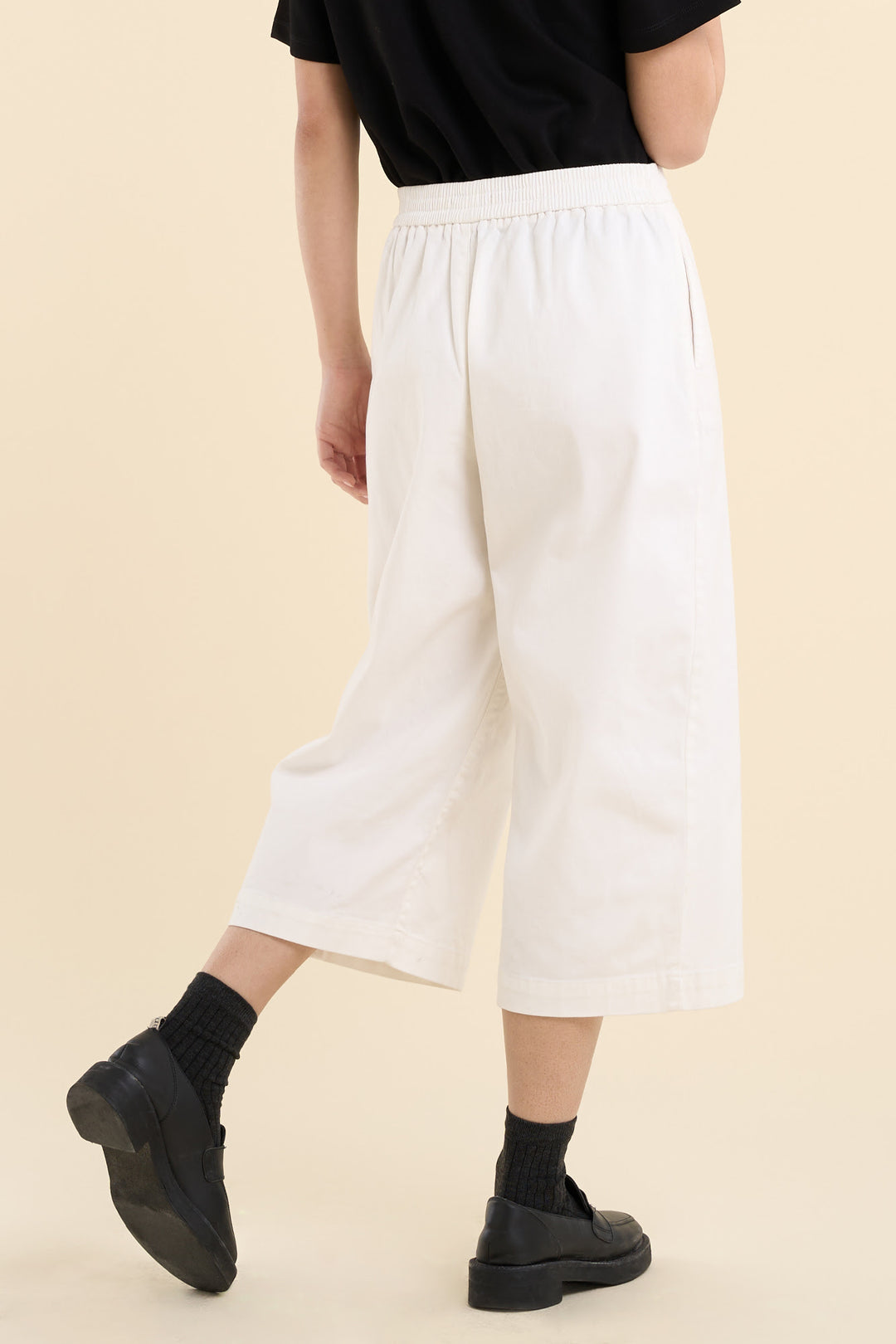Dress Code Easy Wide Cropped Pants