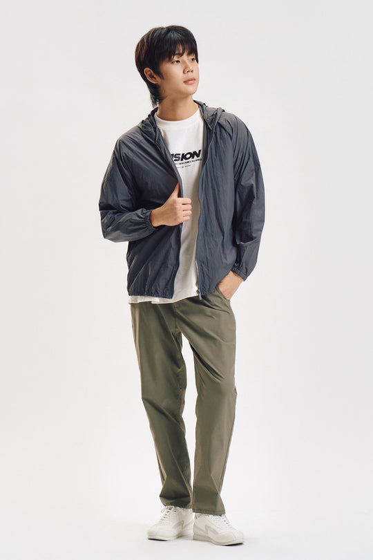 Relaxed Fit Water Repellent Packable Jacket