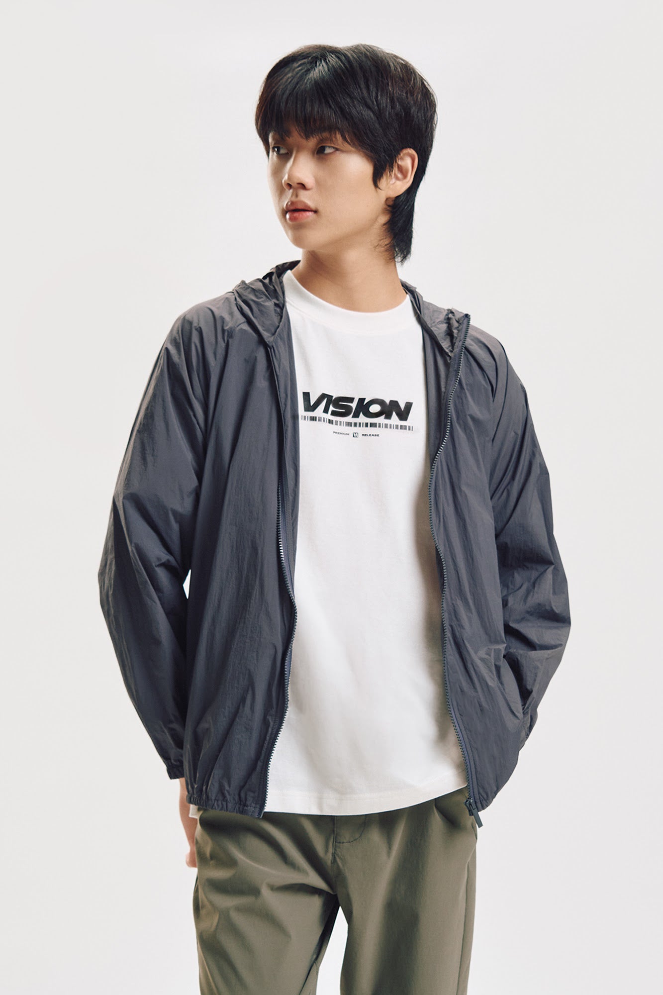 Relaxed Fit Water Repellent Packable Jacket