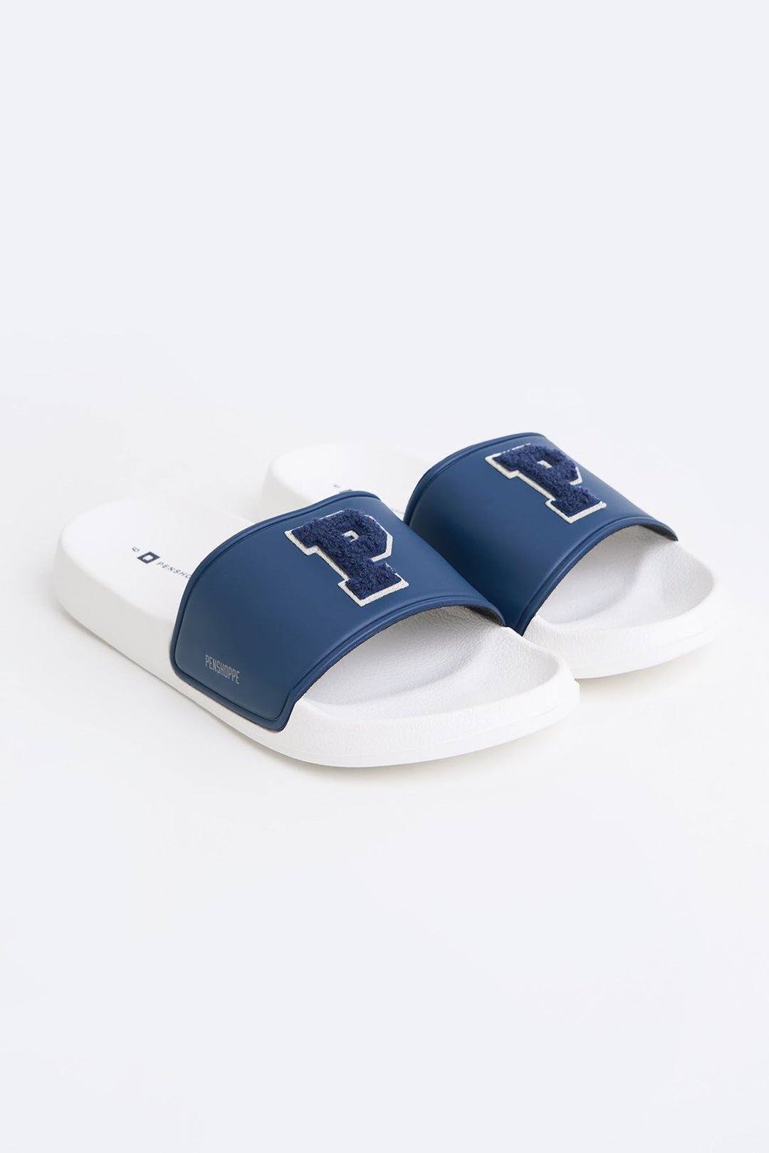Men's PU Velcro Band Slides