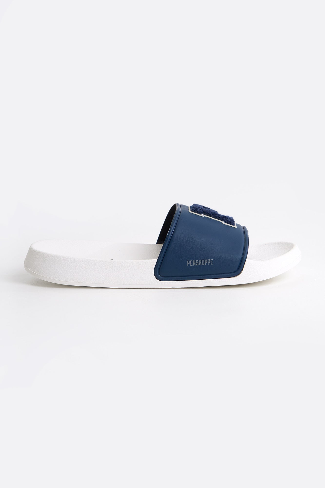 Men's PU Velcro Band Slides