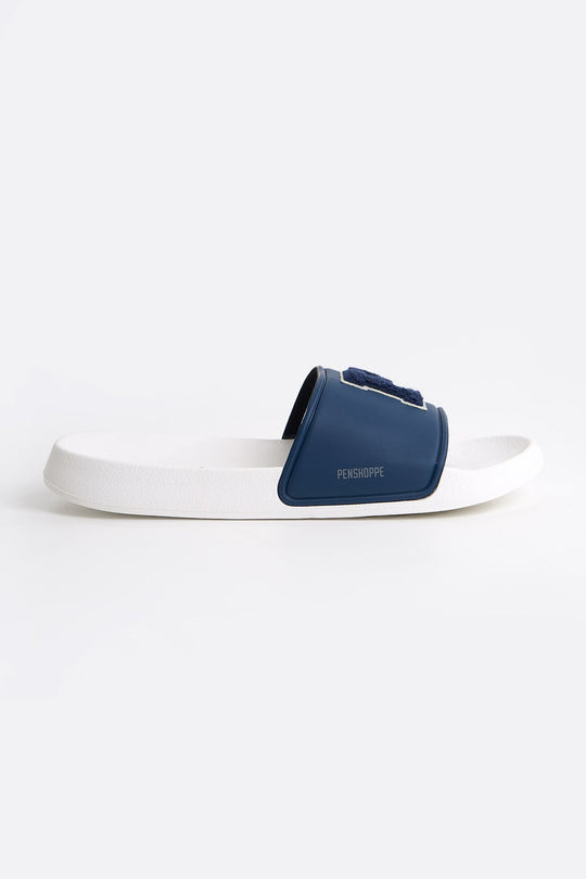 Men's PU Velcro Band Slides