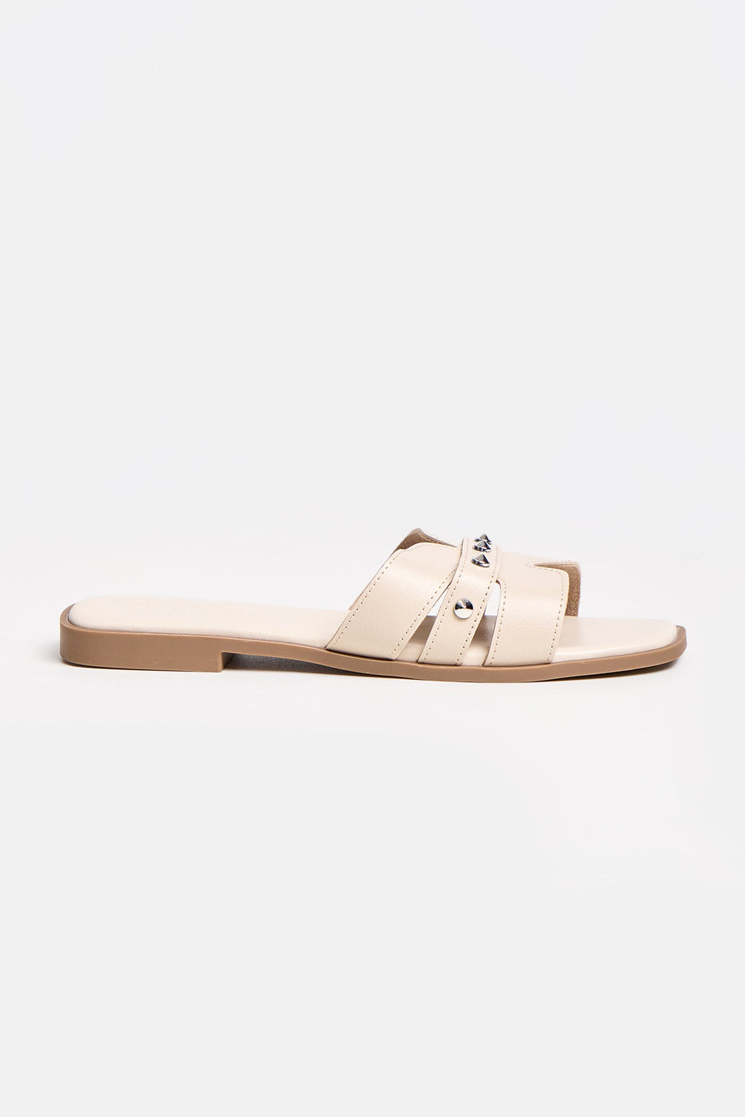 Women's Leather Slip-On Sandals