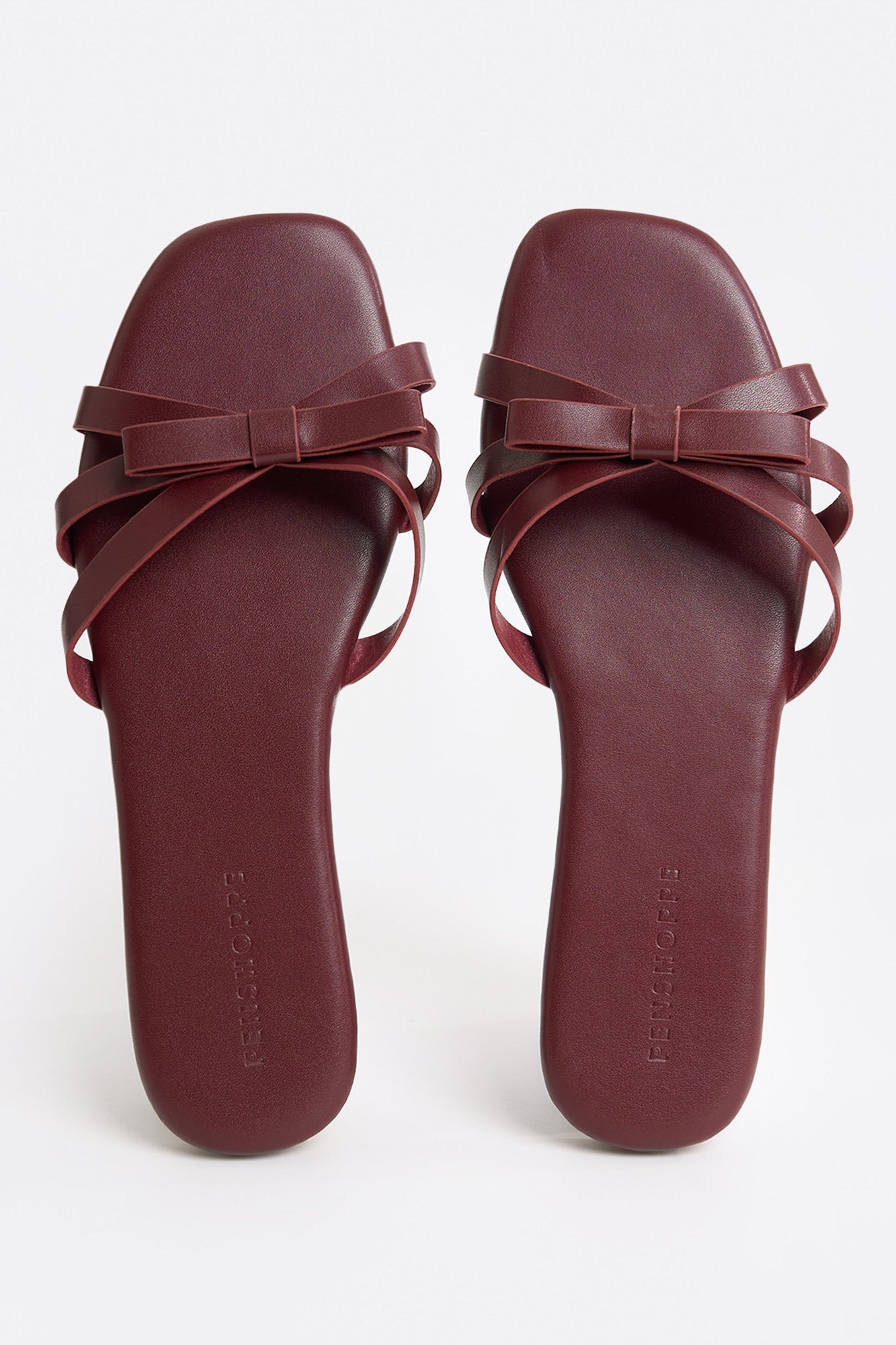 Women's Leather Bow Sandals