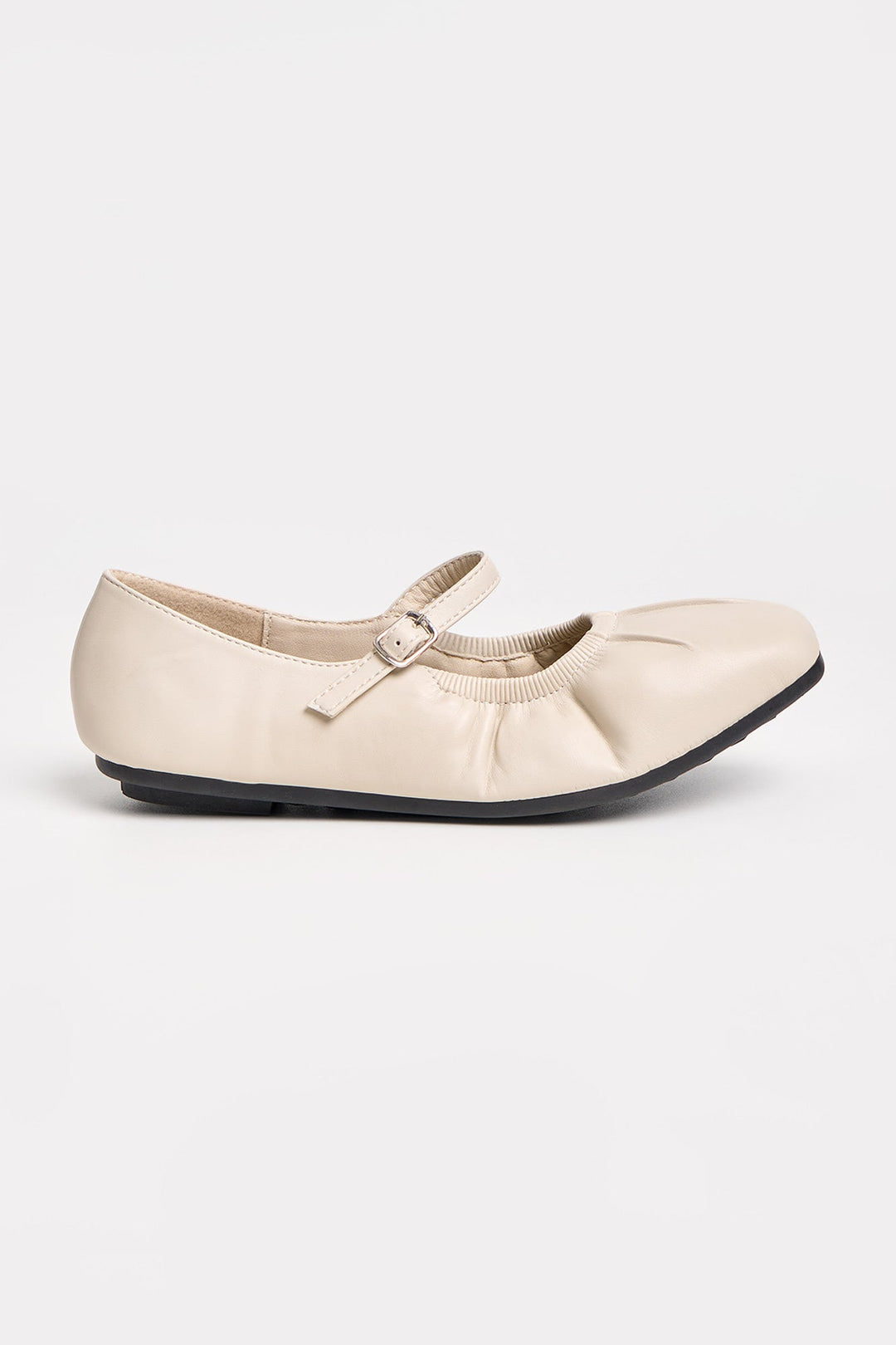 Women's Leather Gathered Sandals