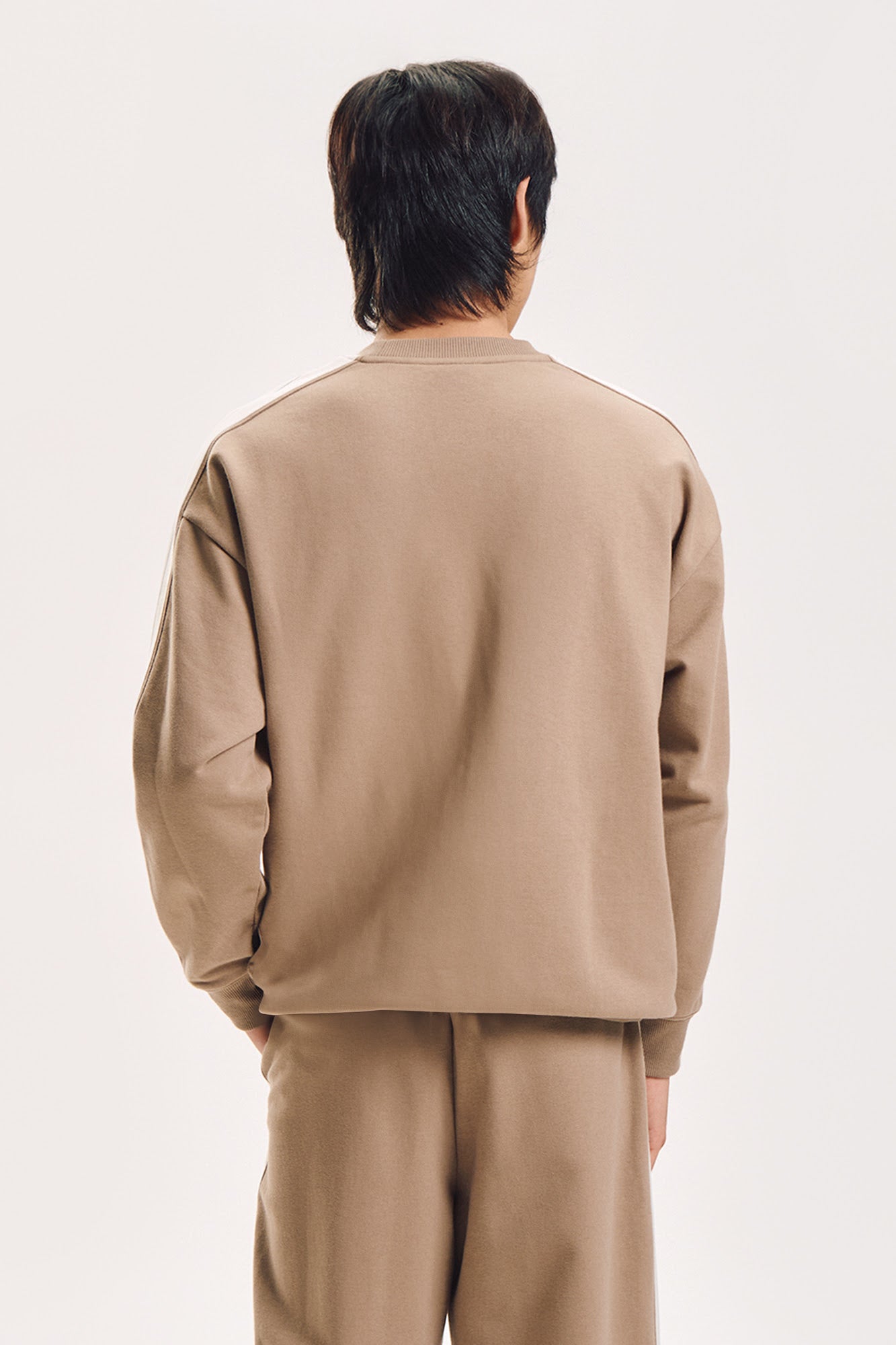 Relaxed Fit Pullover Sweater with Embroidery